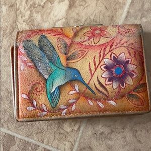 Leather Anuschka wallet